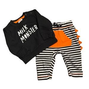 Kids Cat + jack, Milk Monster Outfit, 3/6 Months